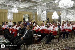 دیدار مدیران جمعیت هلال احمر کشور با تولیت آستان قدس رضوی