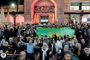 تشرف کاروان سفیران امام رئوف به حرم امامین عسکریین (علیهم&zwnj;السلام)