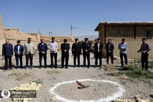 خدمت&zwnj;رسانی آستان قدس رضوی در روستای هندل آباد