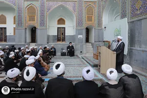 سخنرانی آیت الله علم الهدی در جمع طلاب مدرسه تابستانه دارالعلم
