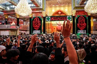 عزاداری شب اربعین حسینی در کربلای معلی-۲