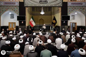 آئین اختتامیه دوره تابستانه طلاب در حرم مطهر رضوی