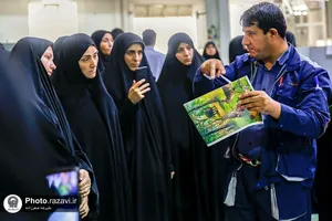 بازدید کارکنان آستان قدس رضوی از موسسه چاپ و انتشارات رضوی