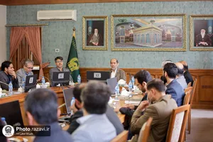 مراسم تکریم و معارفه رئیس مرکز خادمیاری و کانون&zwnj;های خدمت رضوی