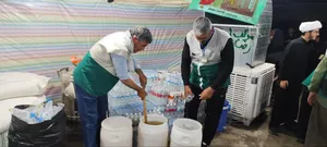 خدمت بی منت خادمیاران البرزی در مرز مهران/ گزارش تصویری