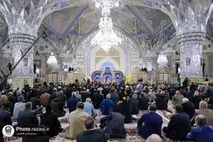 بزرگداشت سومین سالگرد شهادت سردار سلیمانی در حرم مطهر رضوی - 2