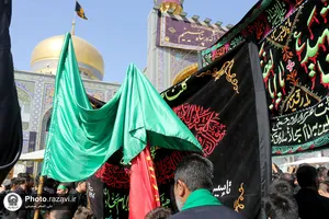 عزاداری روز عاشورای حسینی در حرم مطهر رضوی