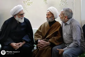 دیدار تولیت آستان قدس رضوی با خانواده شهید کاظمی