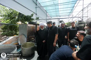 بازدید تولیت آستان قدس رضوی از موکب بنیاد رضوی