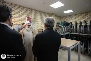 بازدید تولیت آستان قدس رضوی از بخش شمیم رضوان