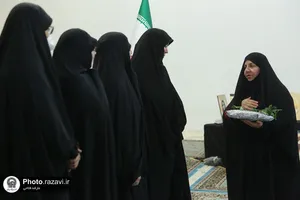 عزاداری زنان نوغان در حرم مطهر رضوی