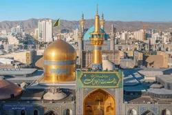 ایوان‌های حرم مطهر رضوی به نام پیامبر رحمت (ص)، مزین شد