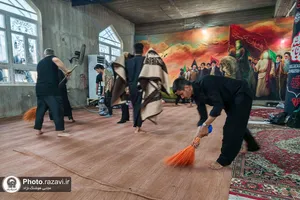 حضور دانش&zwnj;آموزان مدارس امام رضا علیه&zwnj;السلام در راهپیمایی اربعین حسینی
