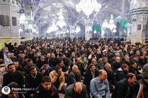 تشرف کاروان زائران آذربایجان شرقی به حرم مطهر رضوی