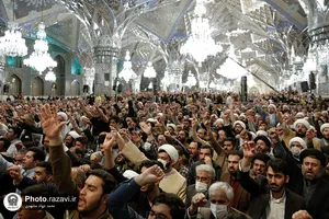 سخنرانی نوروزی رهبر معظم انقلاب در حرم مطهر رضوی