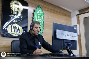 حضور جانشین مدیر عالی حرم مطهر رضوی در سامانه 138
