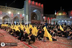 نوای «علم‌کشی» شیعیان افغانستان در آستان مقدس رضوی