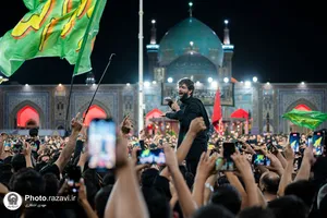 مراسم عزاداری شام غریبان حضرت رسول(ص) و امام حسن مجتبی(ع) در حرم مطهر رضوی