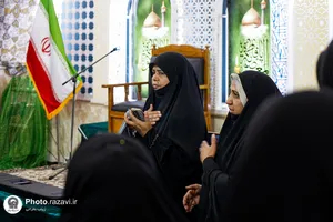 عزاداری بانوان اردو زبان در حرم مطهر رضوی