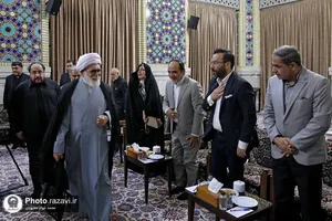 دیدار جمعی از فعالان اقتصادی خراسان رضوی با تولیت آستان قدس رضوی