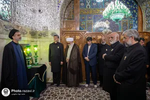 گرامیداشت اولین سالگرد شهادت آیت الله رئیسی در حرم مطهر رضوی