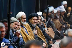 مجلس روضه فاطمیه در حرم مطهر رضوی-2