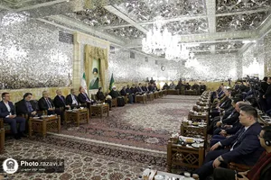 دیدار شرکت کنندگان بیست و هشتمین اجلاسیه سازمان اکو با تولیت آستان قدس رضوی-2