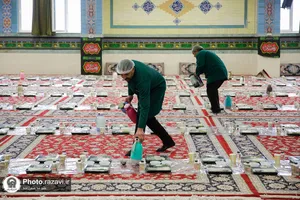 ضیافت افطاری 2000 دانش آموزان دختر مشهدی