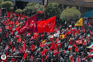 تشییع پیکر رهبر شهید انقلاب در مشهد مقدس-4