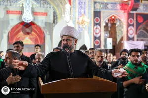 عزاداری هیأت مذهبی استان خوزستان در حسینیه حرم