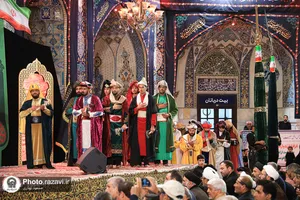 عزاداری سنتی شب پنجم محرم در &laquo;حسینیه حرم&raquo;