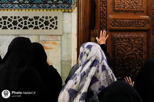 عزاداری عاشورای حسینی در حرم مطهر رضوی
