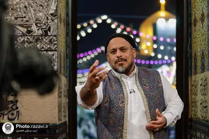 ضبط برنامه تلویزیونی شب یلدا در حرم مطهر رضوی