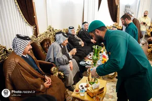 استقبال از شیوخ عشایر عراق در فرودگاه شهید هاشمی&zwnj;نژاد مشهد - 1