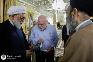 دیدار شرکت کنندگان کنگره جهانی حضرت رضا علیه&zwnj;السلام با تولیت آستان قدس رضوی