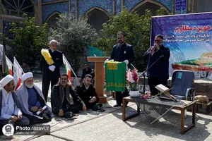 حضور تولیت آستان قدس رضوی در مزار شهدای هویزه