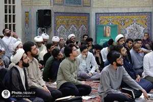 اعتکاف علمی طلاب در مدرسه تابستانی دارالعلم حرم مطهر رضوی-1