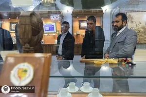 تشرف وزیر فرهنگ ترکمنستان به حرم مطهر رضوی