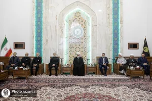 دیدار فرمانده کل ارتش جمهوری اسلامی ایران با تولیت آستان قدس رضوی
