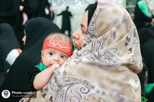 آیین معنوی &laquo;شیرخوارگان حسینی&raquo; در حرم مطهر رضوی