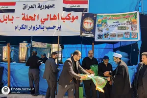 حضور معاون بین&zwnj;الملل آستان قدس رضوی در مواکب دهه آخر صفر