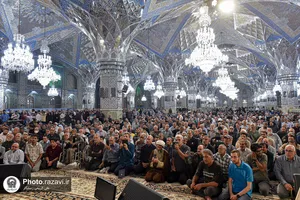 مراسم بزرگداشت شهید حجت&zwnj;الاسلام سیدحسن نصرالله در حرم مطهر رضوی