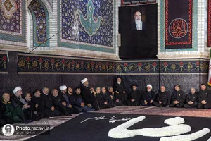 آیین خطبه&zwnj;خوانی شب شهادت امام رضا علیه&zwnj;السلام در حرم مطهر رضوی-1