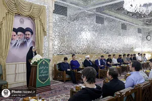 دیدار رتبه&zwnj;های برتر کنکور، نخبگان و مدال&zwnj;آوران المپیادهای علمی با تولیت آستان قدس رضوی
