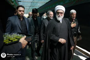 بازدید تولیت آستان قدس رضوی از مواکب دهه آخر صفر