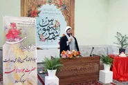 جشن میلاد دو گوهر آسمانی با حضور بانوان کاشمر در زیارتگاه شهید مدرس