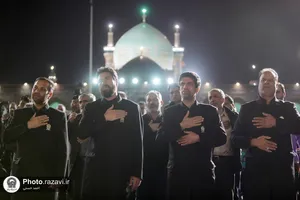 مراسم احیا شب نوزدهم ماه مبارک رمضان در حرم مطهر رضوی - 1