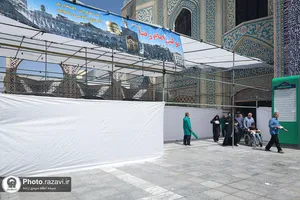 موکب کفشداران حرم مطهر رضوی در دهه آخر صفر