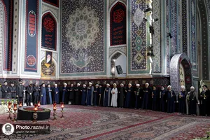 آیین خطبه خوانی شب شهادت امام رضا علیه السلام در حرم مطهر رضوی -2