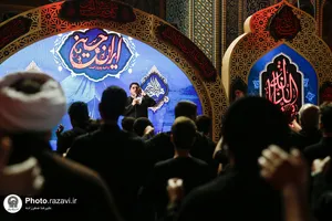 عزاداری هیئات مذهبی استان سمنان در حسینیه حرم
